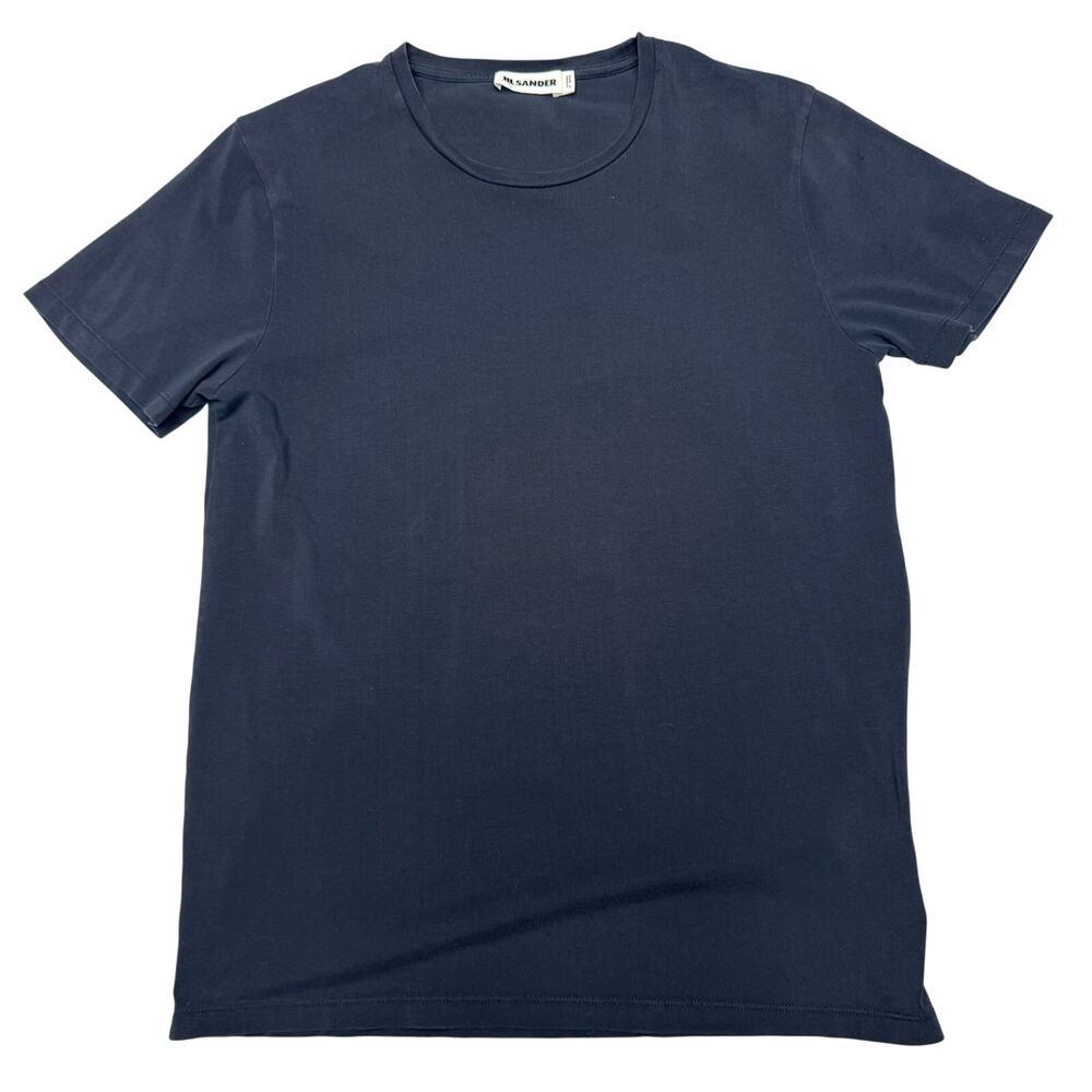 Jil Sander Short Sleeve T Shirt Men's Medium Black Crew Minimalist Quiet Luxury